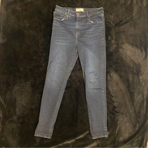 A&F Super Skinny High Rise Jeans